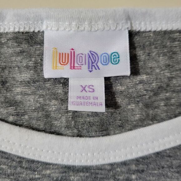 LuLaRoe Women's Gray Julia Midi Tshirt Dress - Picture 2 of 9